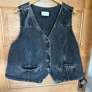 Universal Thread Charcoal Denim Vest
